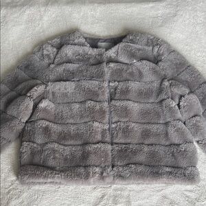 Faux fur jacket